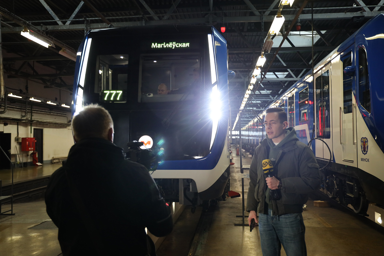 В метрополитен прибыли два новых поезда «Минск 2024»