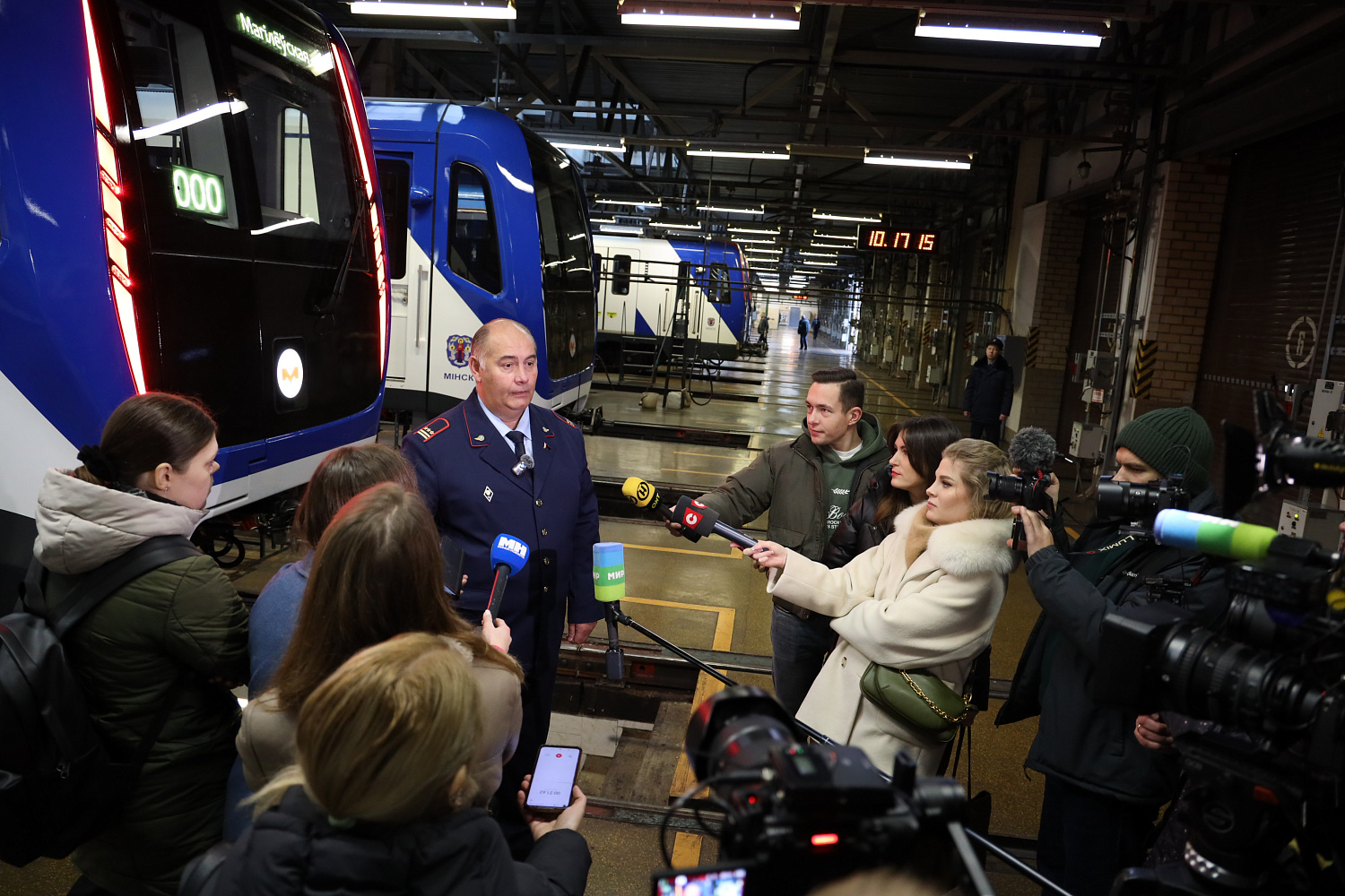 В метрополитен прибыли два новых поезда «Минск 2024»
