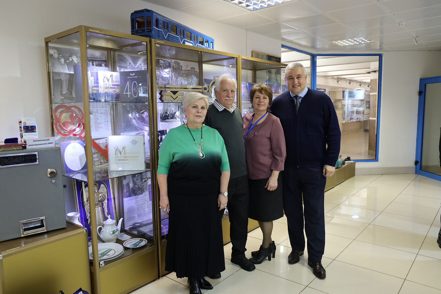 Выставочной экспозиции по истории Минского метрополитена исполнилось 10 лет!