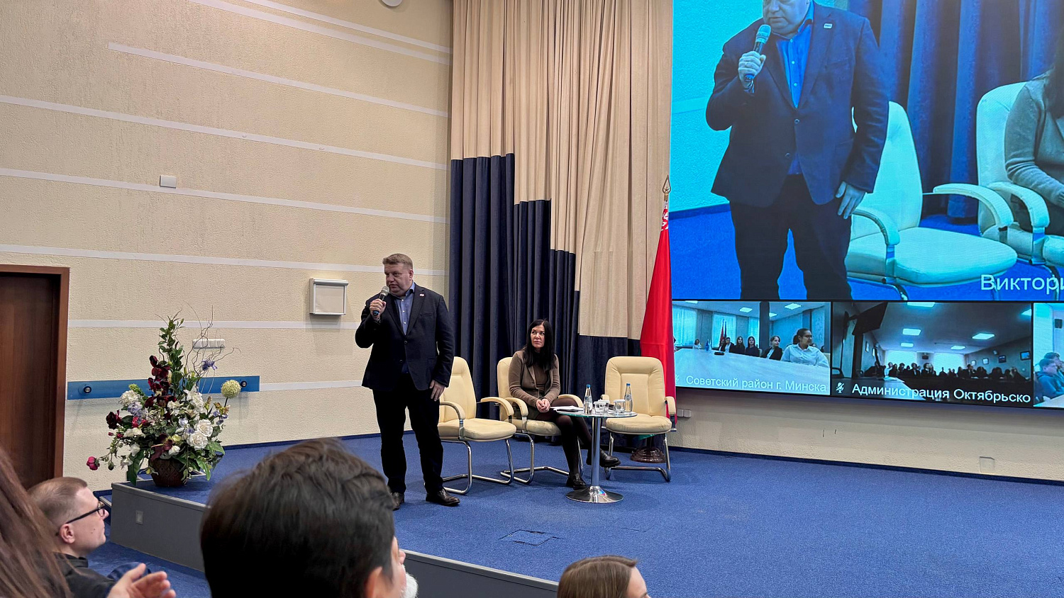 Приняли участие в информационном круглом столе  «Твой выбор – твое будущее»