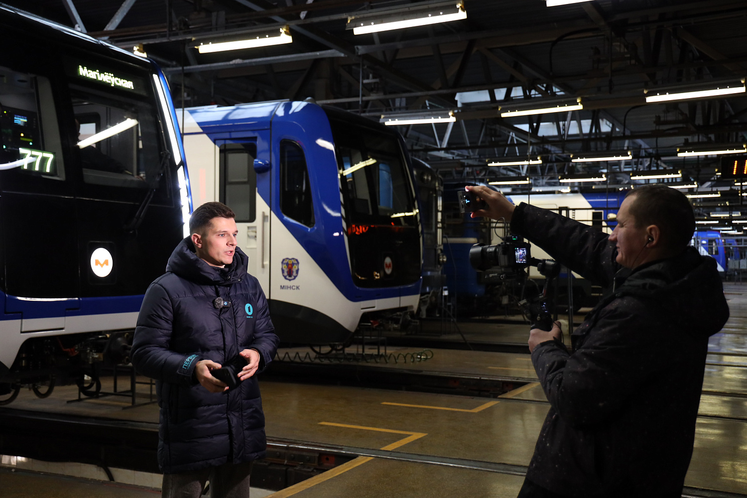 В метрополитен прибыли два новых поезда «Минск 2024»