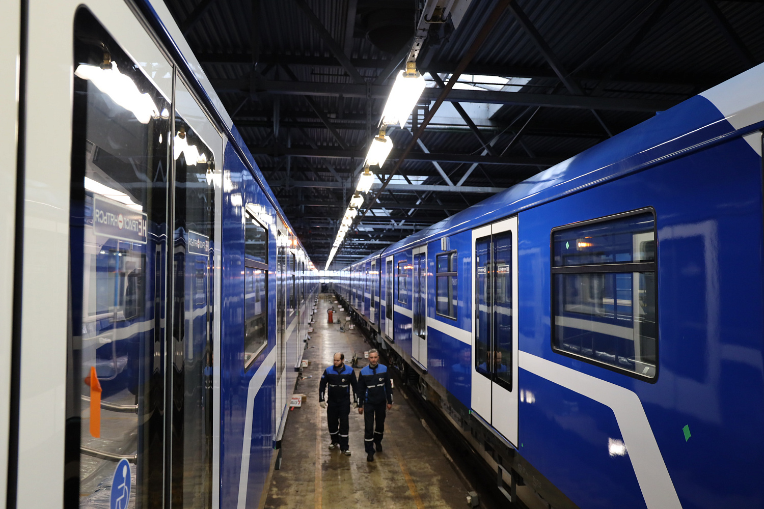 В метрополитен прибыли два новых поезда «Минск 2024»