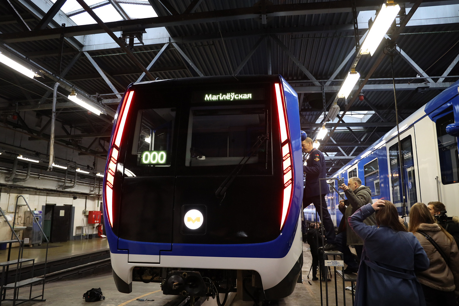 В метрополитен прибыли два новых поезда «Минск 2024»
